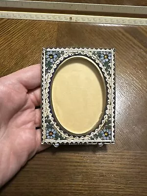 Vintage Italian Mosaic Inlay Photo Frame • $49.99