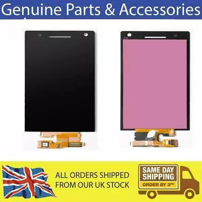 FOR SONY XPERIA S LT26i LCD WITH TOUCH SCREEN DIGITIZER NO FRAME BLACK • £3.80