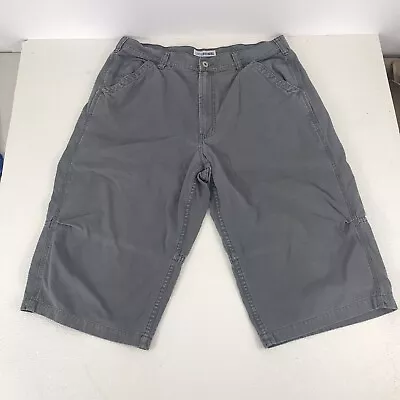 Canyon River Blues Mens 100% Cotton Knee Length Shorts 36 Gray • $9