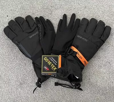 £50 • Buy Dakine Leather Titan Gore-Tex Mens Gloves Blk Medium
