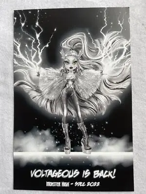 MONSTER HIGH VOLTAGEOUS - 11 X17  D/S Original Promo Poster SDCC 2022 MINT Rare • $40