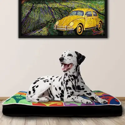 $109.12 • Buy VW Pets Volkswagen T1 Bus Inspired Dog Bed, Large, Pop-Art/Multicolor 