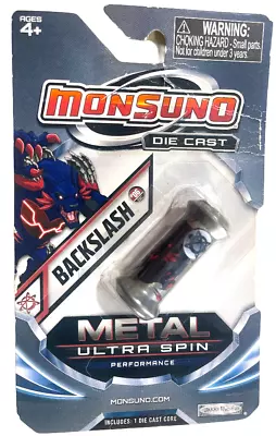 Monsuno Die Cast Metal Ultra Spin Performance Core BACKSLASH #06 Wave 2 / 13z • $12.53