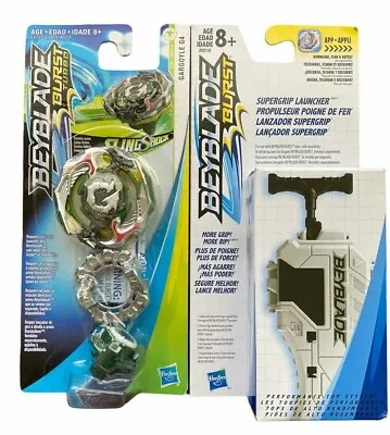 2 Beyblade Burst 1 Super Grip Launcher 1 Sling Shock Gargoyle G4 Toy • $12.99