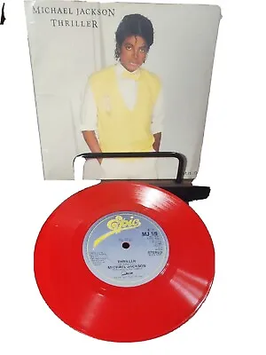 Michael Jackson 45 Record Thriller Rare Red Copy! 1983 • $27.99