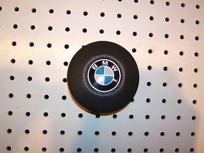 BMW  E30 3 Series Steering Wheel Horn Round Genuine OEM 1 Switch With BMW Logo • $85