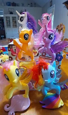 My Little Pony  Seapony Lot Of 6  Hasbro - Adjustable Tail 6 Inches Tall 2017  • $14.99