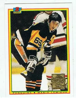 2001-02 Topps MARIO LEMIEUX Reprints Pittsburgh Penguins # 3 Of 10 • $3.64