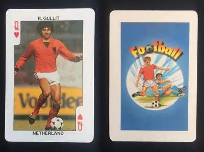 Dandy Gum Football Playing Card - European Championship 1988 - Gullit - Holland • £1