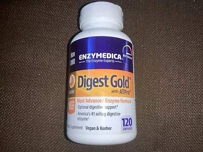 Enzymedica Digest Gold ATPro 120 Caps Digestive Support Exp 6/25 • $32.95