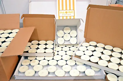 Soy Wax Tealights. 100% Pure Natural Soy Wax. Hand Poured In Hampshire UK • £14