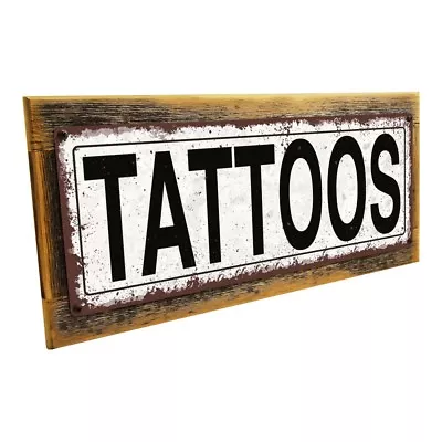 Tattoos Metal Sign; Wall Decor For Home And Office • $29.99