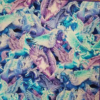 Pegasus & Unicorn Bandana Head Band Scarf Chemo Biker Pagan Magical Myth • £6.99