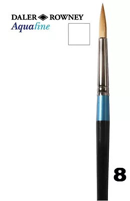 Daler Rowney Aquafine Brushes Round Size 8 • £8.25