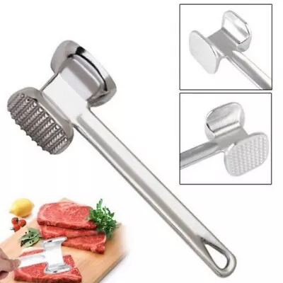 Aluminium Meat Mallet Tenderizer Metal Hammer For Steak Beef Chicken Breast • £5.19