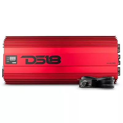 DS18 Hooligan KO Series Red Monoblock 10K Watt 1-Ohm Amplifier H-KO-10/RD • $1899.95