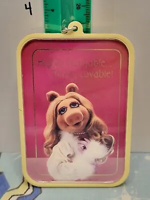 Vintage 1981 Miss Piggy  Highly Huggable…Totally Lovable!  Muppets Key Chain • $15