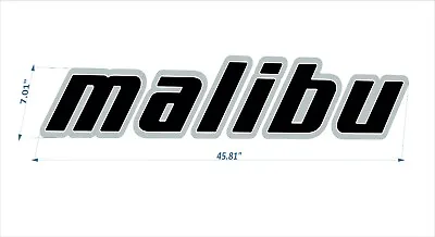 Malibu Boat Emblems 45 + FREE FAST Delivery DHL Express - Stickers • $140.45