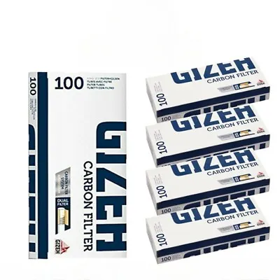 £6.99 • Buy 2000x GIZEH Filter Active CARBON Smoking TUBES Charcoal Cigarette Tobacco Tip UK