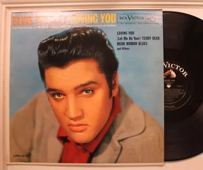 Elvis Presley Lp Loving You On Rca - Vg- To Vg (Play Tested) / Vg++ • $49.99