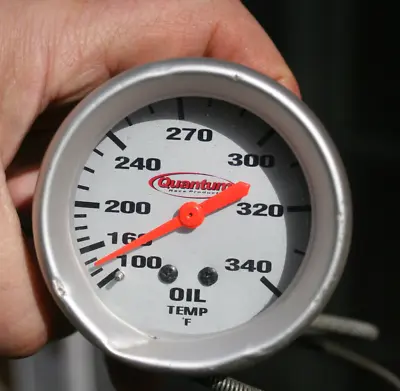 Quantum Vintage 2 5/8  Mechanical Oil Temperature Gauge • $15