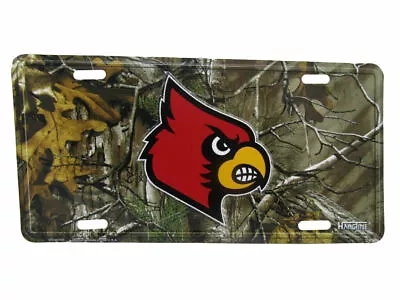 Louisville Cardinals KY Camo Camouflage 6 X12  Aluminum License Plate Tag • $9.88