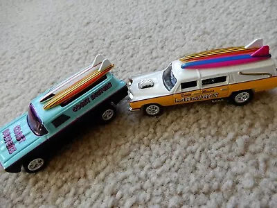 Vintage Lot Of 2 Haulin Hearse Johnny Lightning Pm508 Pm 302 Die Cast Cars 1:64 • $22