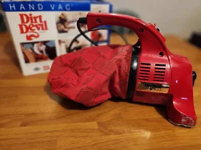 $19.99 • Buy Royal Dirt Devil Model 103 Hand Held Vacuum Vac Red W Original Box - Made In USA