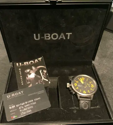 U-BOAT Flightdeck 55 Mens Wristwatch Automatic  - Rare And Desirable • £1150