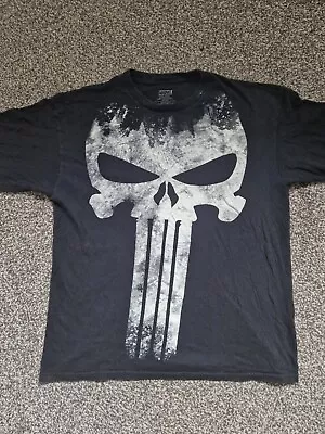 Marvel Punisher Skull Logo T Shirt - Size XL. • £12.99
