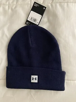 Under Armor Men’s Halftime Beanie Navy Blue  • $6.99