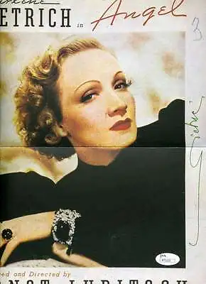 Marlene Dietrich Jsa Coa Hand Signed 11x13 Poster Photo Authenticated Autograph • $158.99