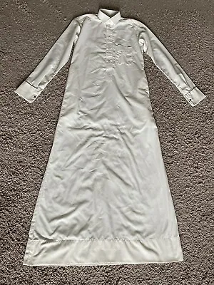 Muslim Men's DISHDASHA THOBE CUSTOM Hand Tailored Youth Thobe Size S Ivory • $30