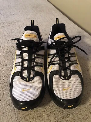 Nike Air Max Livestrong Sneakers - Men’s Sz 13 318962-111 Black/Gold/White • $74.97