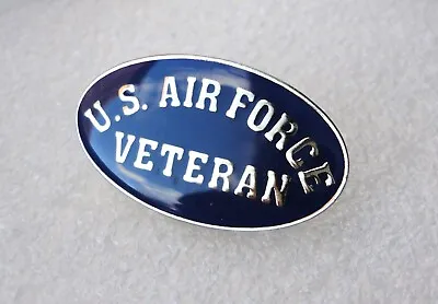Unusual Pre-Owned United States Air Force Veteran Military Pin Badge Zps2 • £4.99