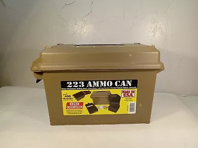 :-) MTM 223Caliber AMMO CAN Duty Dual Latching System Made In USA Box Can Only • $14