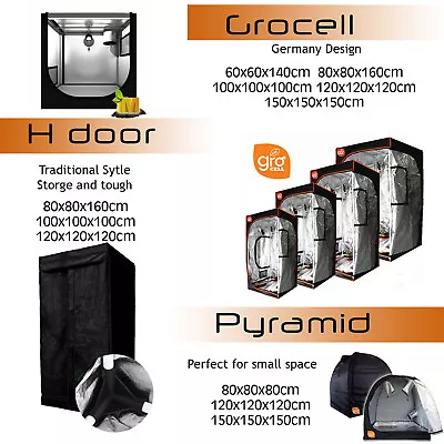 $64.90 • Buy Hydroponics LED Grow Light Tent Mylar Grow Room For Ventilation Kit Grow System