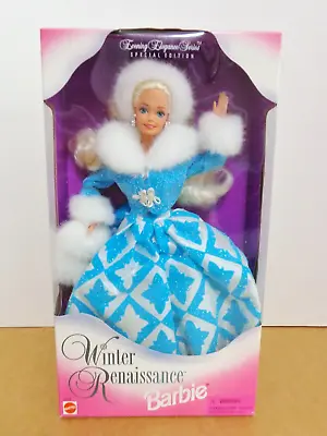 Barbie Winter Renaissance-mattel 1996-evening Elegance Series-stunning Doll/gown • $14.99