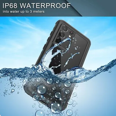 For Samsung S24/23/22/21/20 FE Plus Ultra 360° Full Body Waterproof Case Cover • £14.99