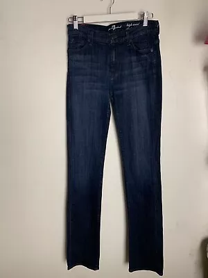 7 FOR ALL MANKIND High Waist Straight Leg Jeans Sz 28 10 -   5 Items = Free Post • $31.99