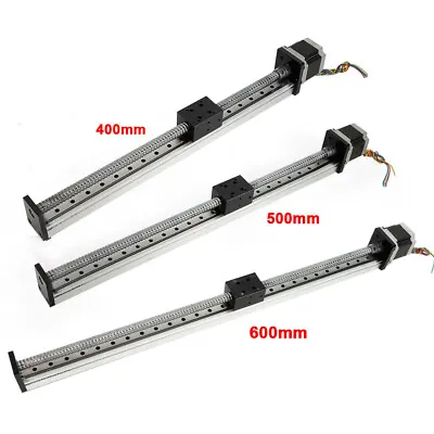 CNC Linear Actuator Ball Screw Slide Nema23 Motor Stage Rail Guide Motion Table • $123.50