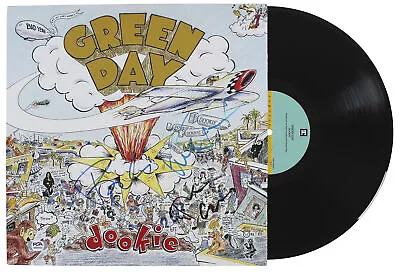 Green Day (3) Armstrong Cool Dirnt Signed Dookie Album Cover W/ Vinyl PSA/DNA • $1499.99