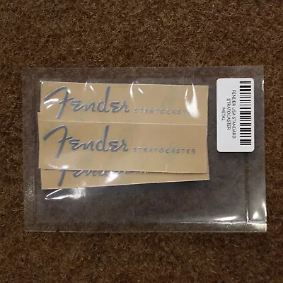 4Pcs Silver Self-Adhesive Metal Sticker For FENDER STRATOCASTER Guitar Headstock • $29.99