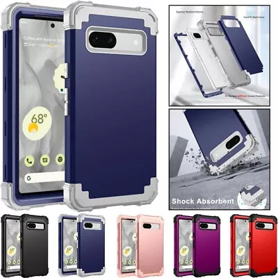 For Google Pixel 7 6 Pro 7A 6A 5A 4A 3A 4XL 3XL Shockproof Case Armor Hard Cover • $7.59