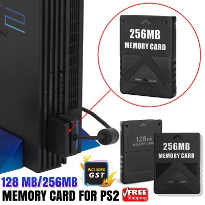 1/2x Memory Card Data Save Pack 256MB 128MB For Sony PS2 PlayStation 2 • $8.59