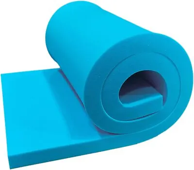 £12.99 • Buy DURAFOAM™ Upholstery BLUE Firm Foam  ALL SIZE SHEET AVAILABLE ALL THICKNESSES