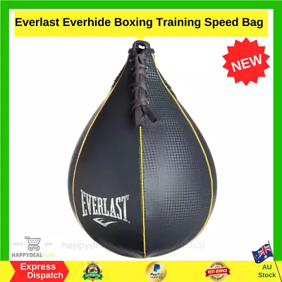 Everlast Punching Speed Ball Home/Gym Training Boxing Punch 23x15cm Bag Leather • $57.99