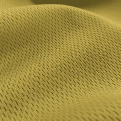 Vegas Gold Flat Back Dimple Mesh Athletic Uniform Jersey Fabric - 58  Wide • $15.95