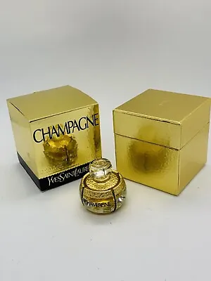 Yves Saint Laurent Champagne 7.5ml Miniature Pure Parfum Vintage Women’s Boxed • £145