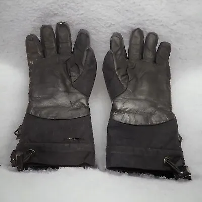 Vintage Patagonia Fleece Lined Gloves Mens Ski Snowboard Nylon Cinch Drawstring • $28.04